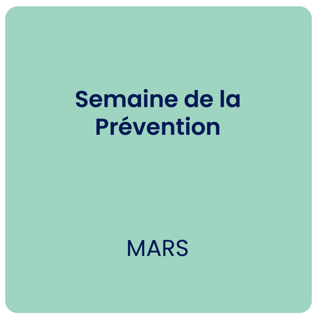 Semaine de la prévention