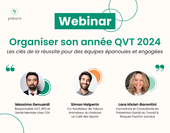 webinar organiser son année QVT
